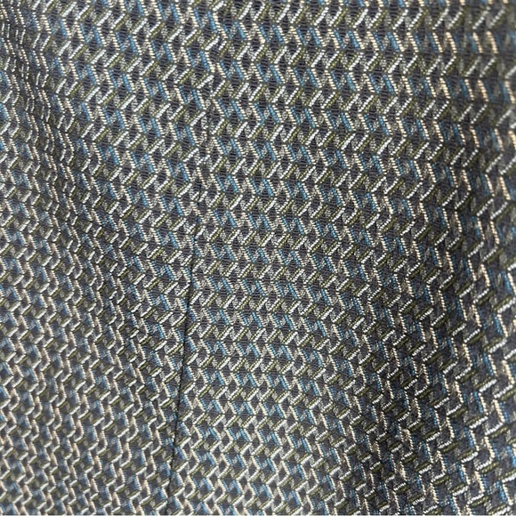 Theory Size 10 Easy v Shift Dress In Multi Shadow Jacquard - Picture 5 of 6